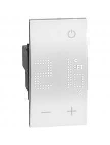 bticino living now termostato ambiente elettronico bianco 230v con display  retroilluminato bticino kw4441 - Elettroluce Store