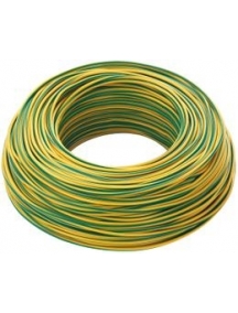 cpr ff17 no7v k 1 x 1 giallo verde cavo cordina filo elettrico unipolare  matassa 200 metri FF5FS1711GV - Elettroluce Store